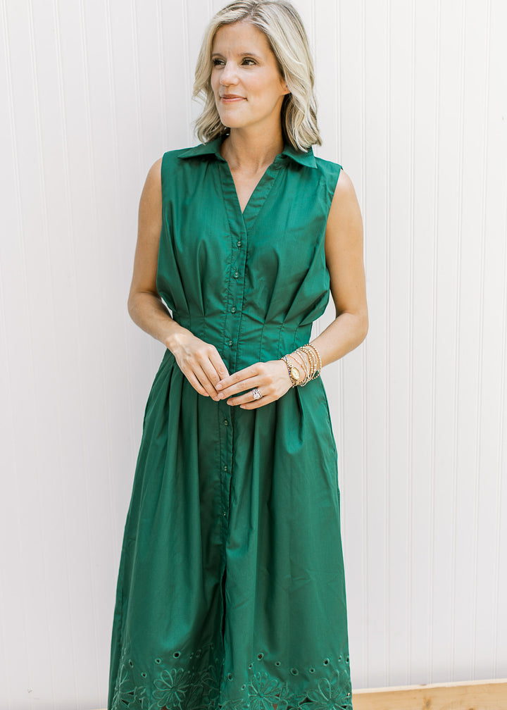 Gracelyn Green Dress