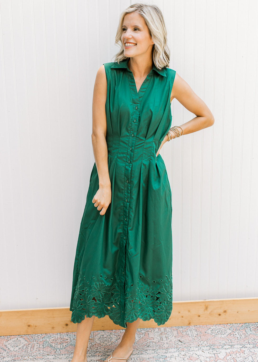 Gracelyn Green Dress