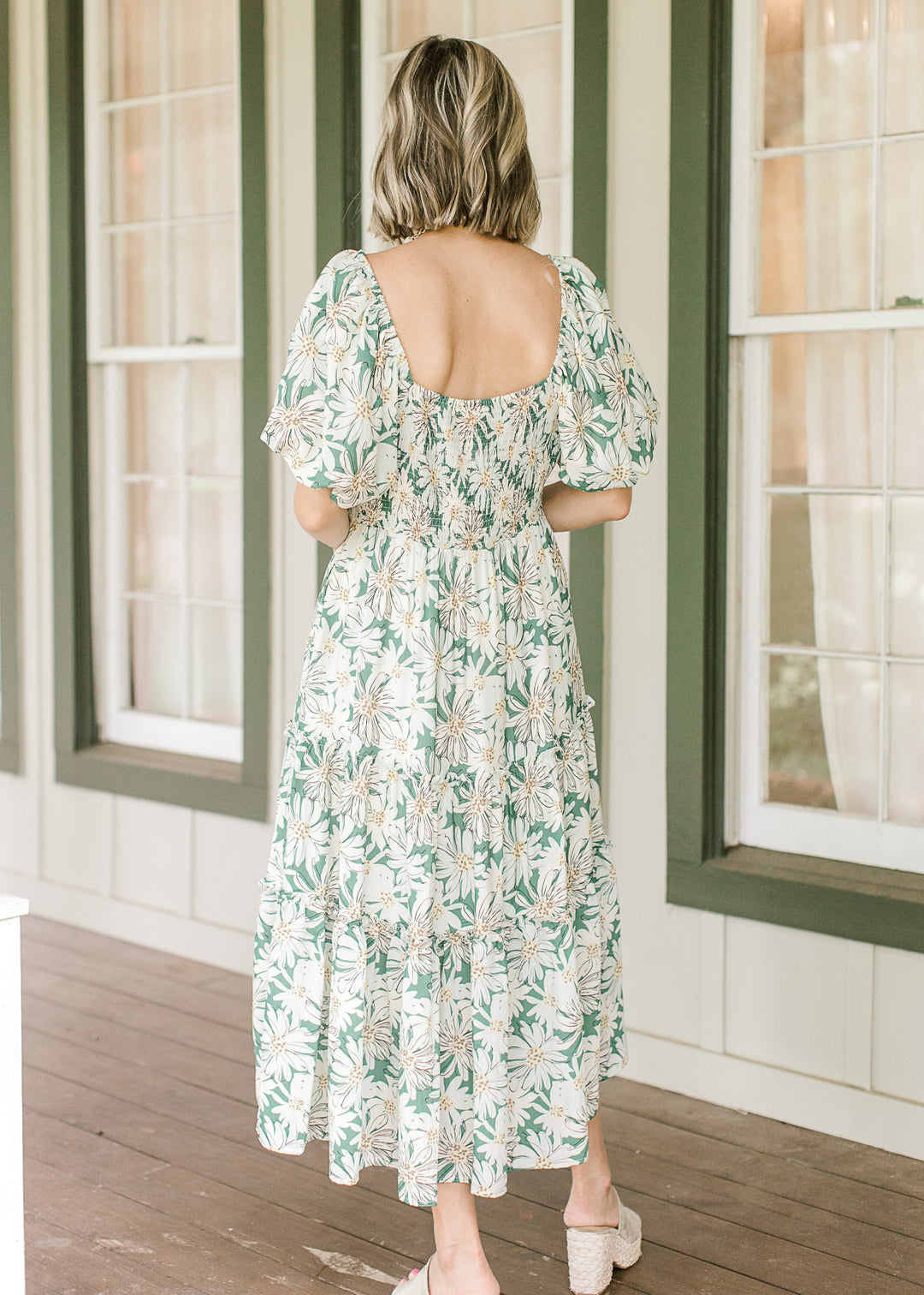 Green Daisy Dress