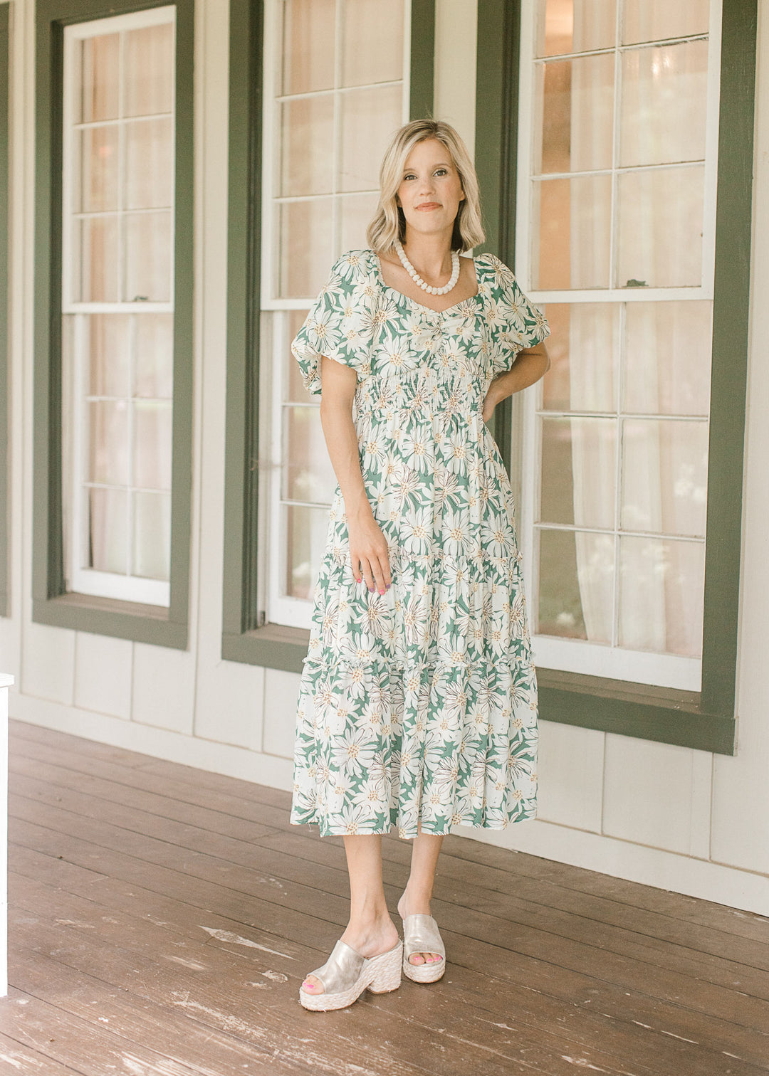 Green Daisy Dress