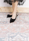 Harmony Back Velvet Flat