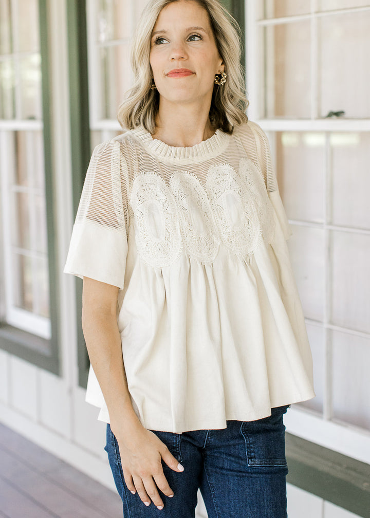 Ivory Medallion Top