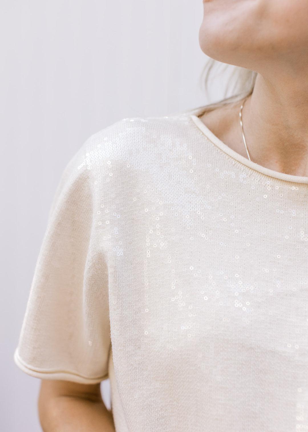 Ivory Sparkles Top