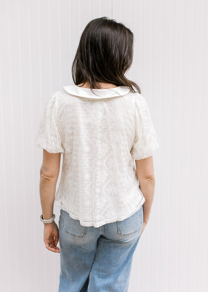 Ivory Whisper Lace Top