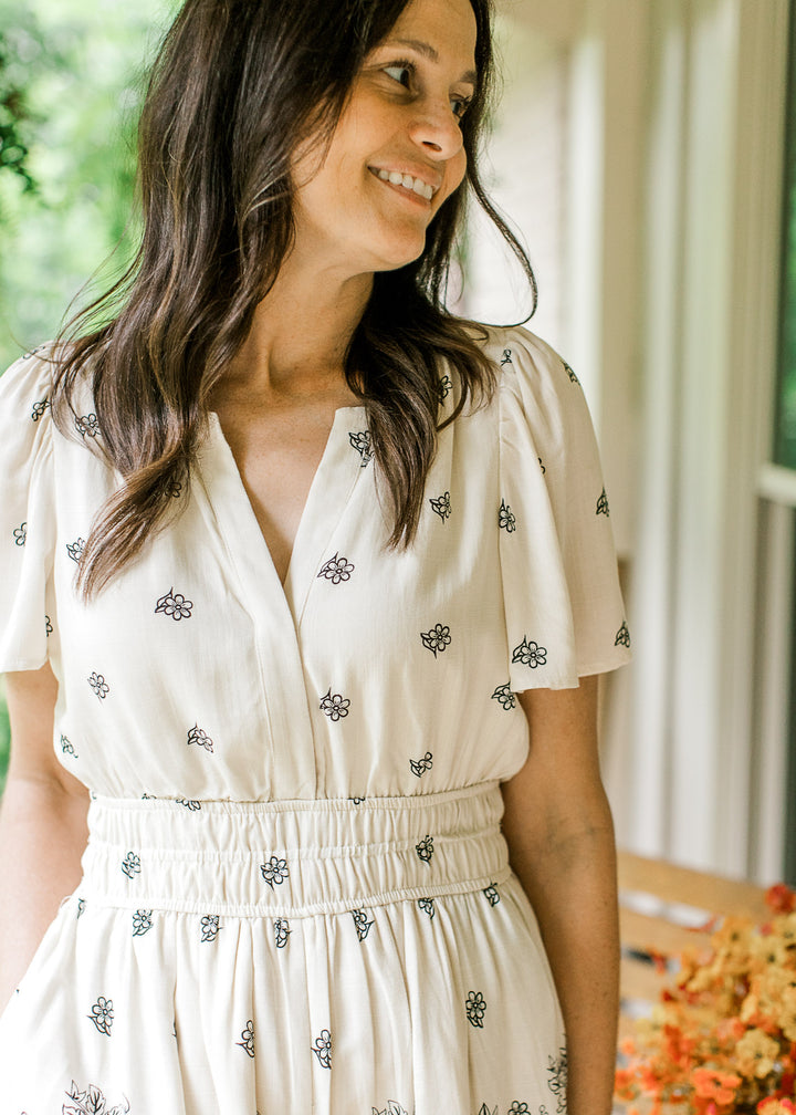 Ivory White Romper