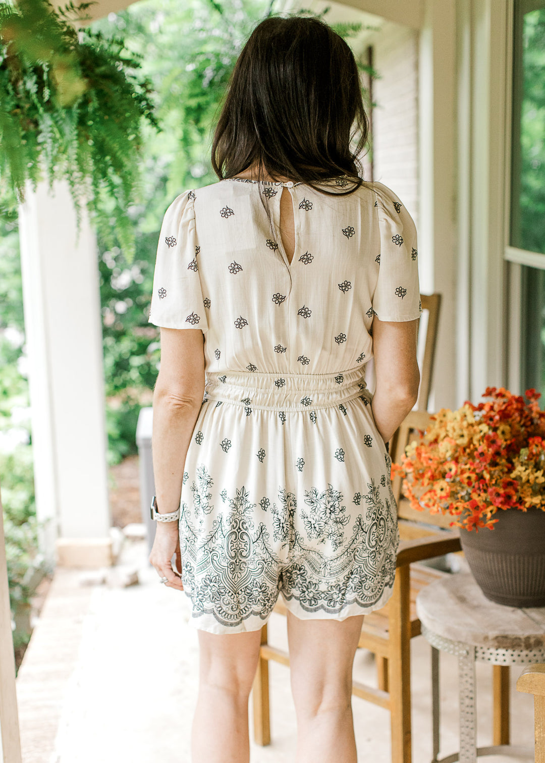 Ivory White Romper