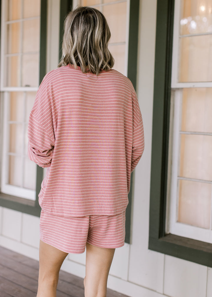 Joan Blush Striped Set