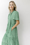 X Kelly's Green Floral Maxi Dress