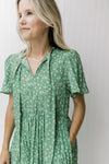 X Kelly's Green Floral Maxi Dress
