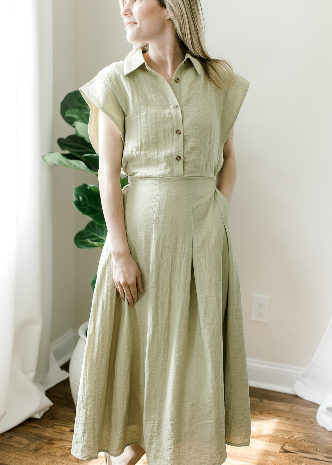 green emerald velvet dress Maxi Dress main image 1