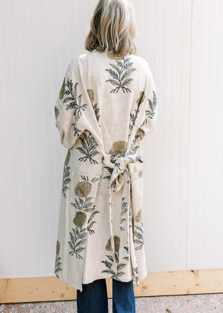 Linen Leaf Kimono