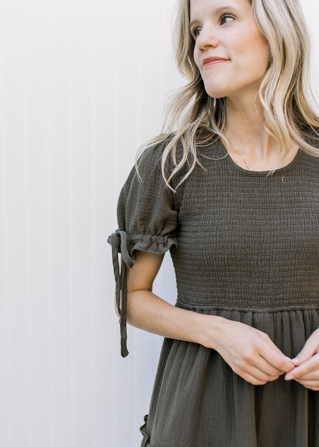 Merritt Gray Smocked Dress