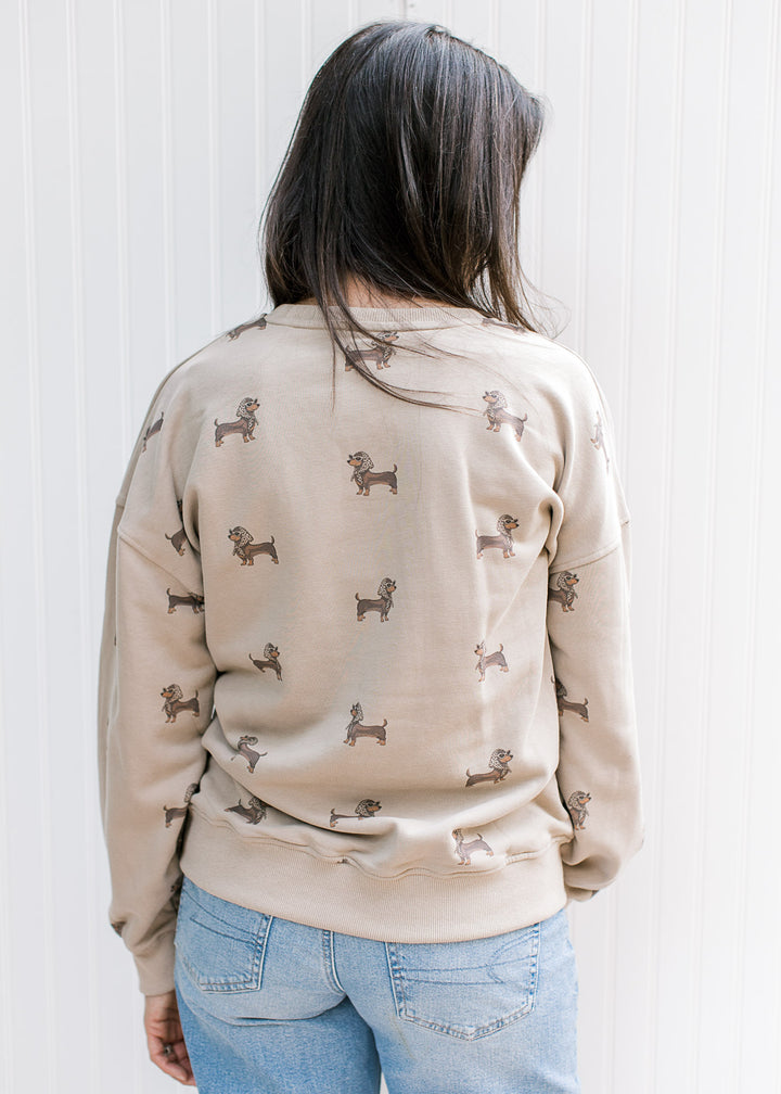 Mocha Dachshund Sweatshirt