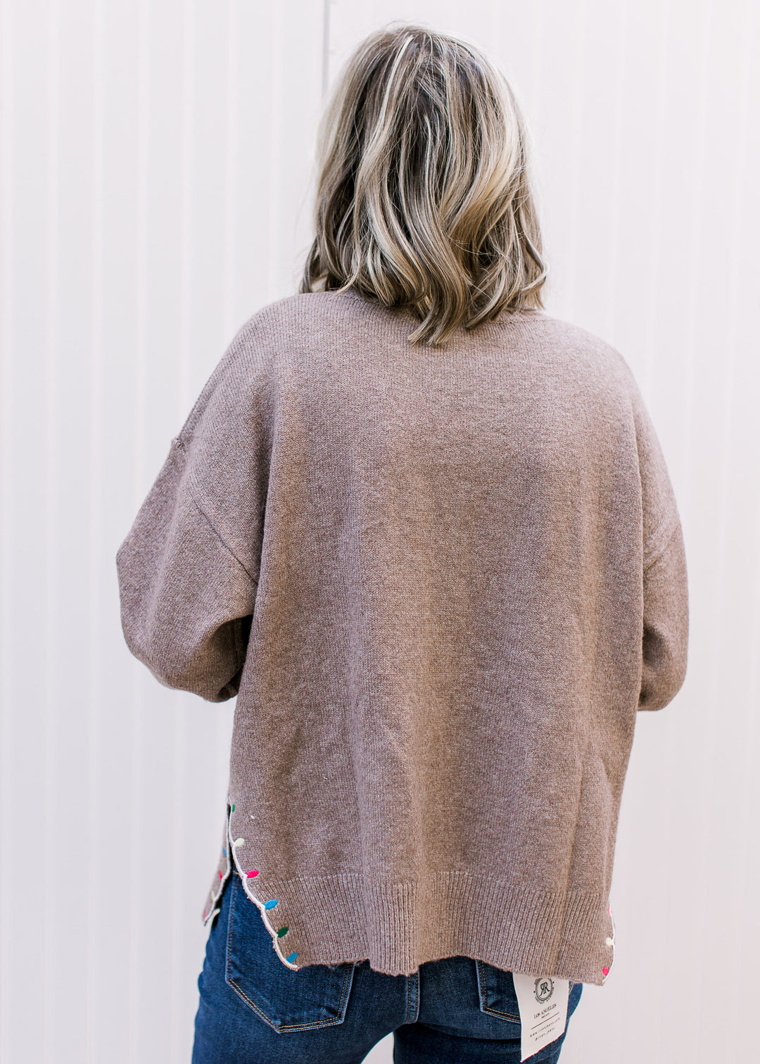 Mocha Peace and Joy Sweater