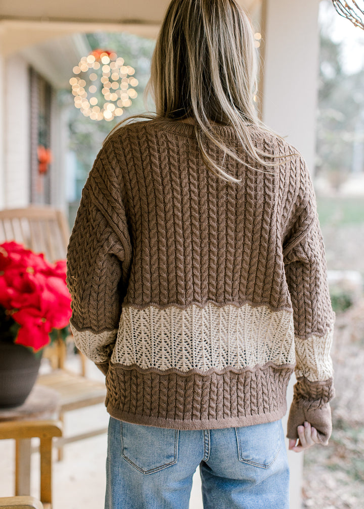 Mocha Stripe Sweater