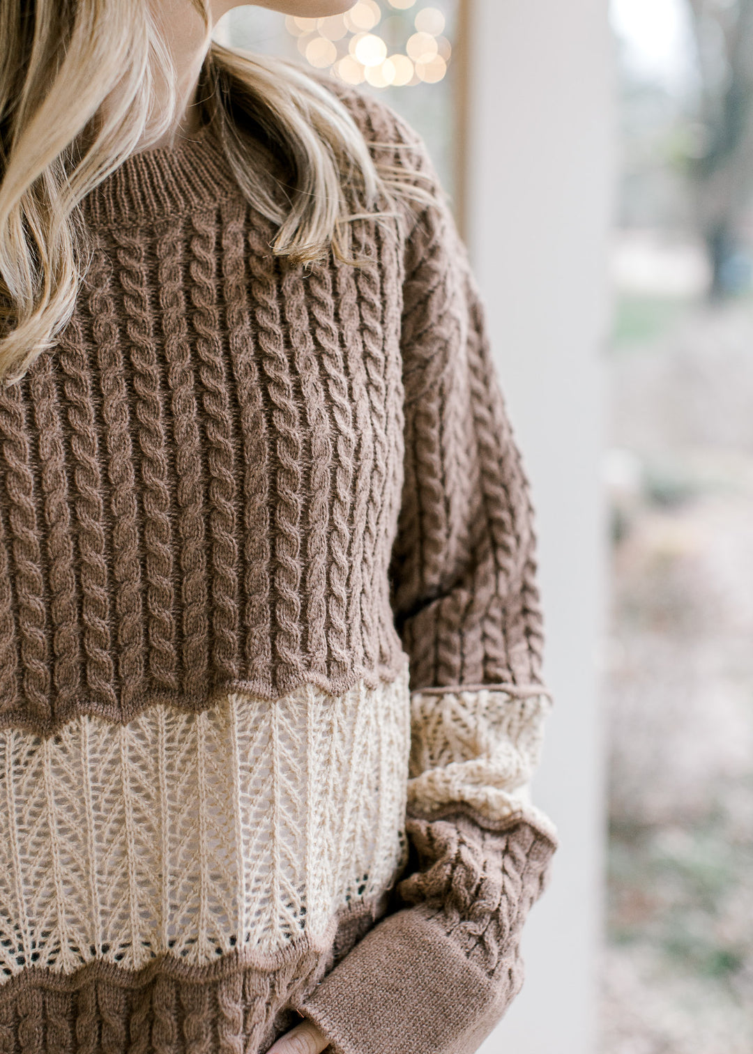 Mocha Stripe Sweater