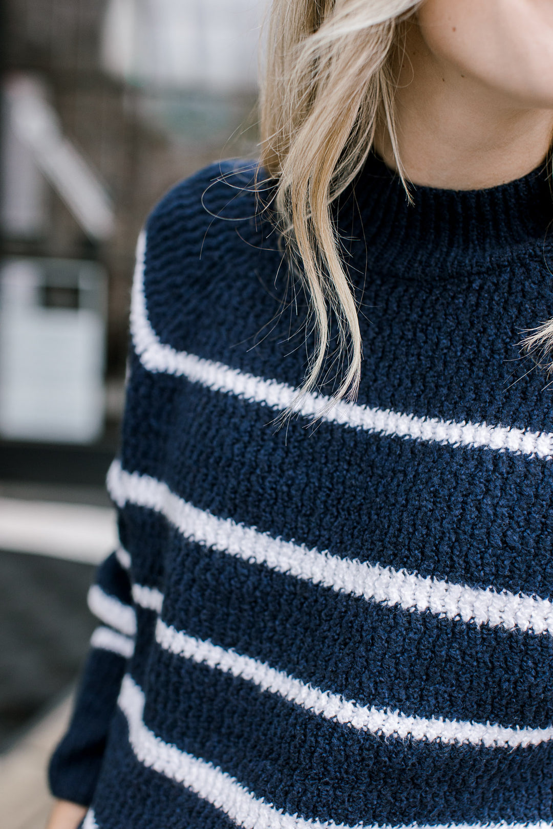 Navy Stripe Sweater