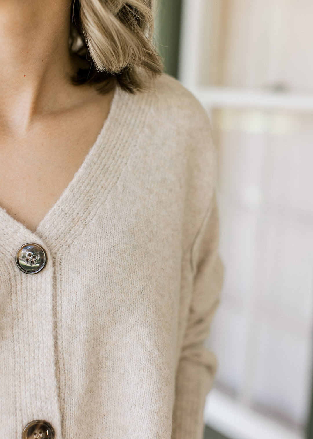 Oatmeal Hi Low Cardigan