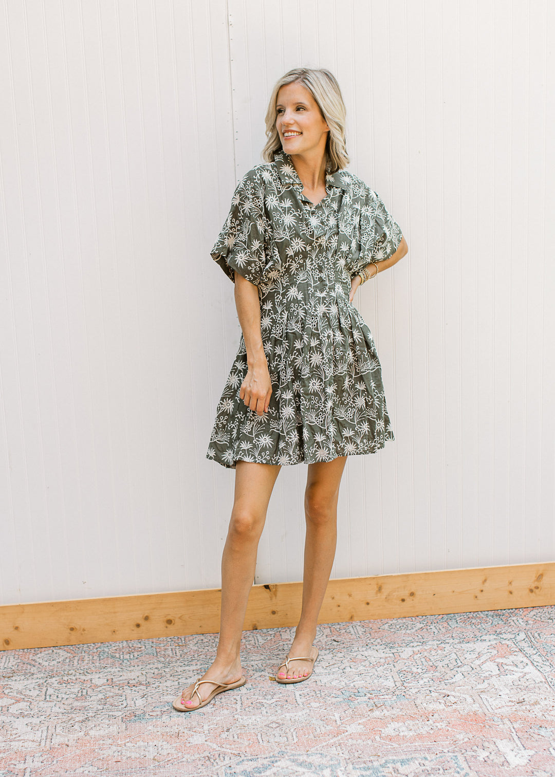 Olivia Embroidered Dress