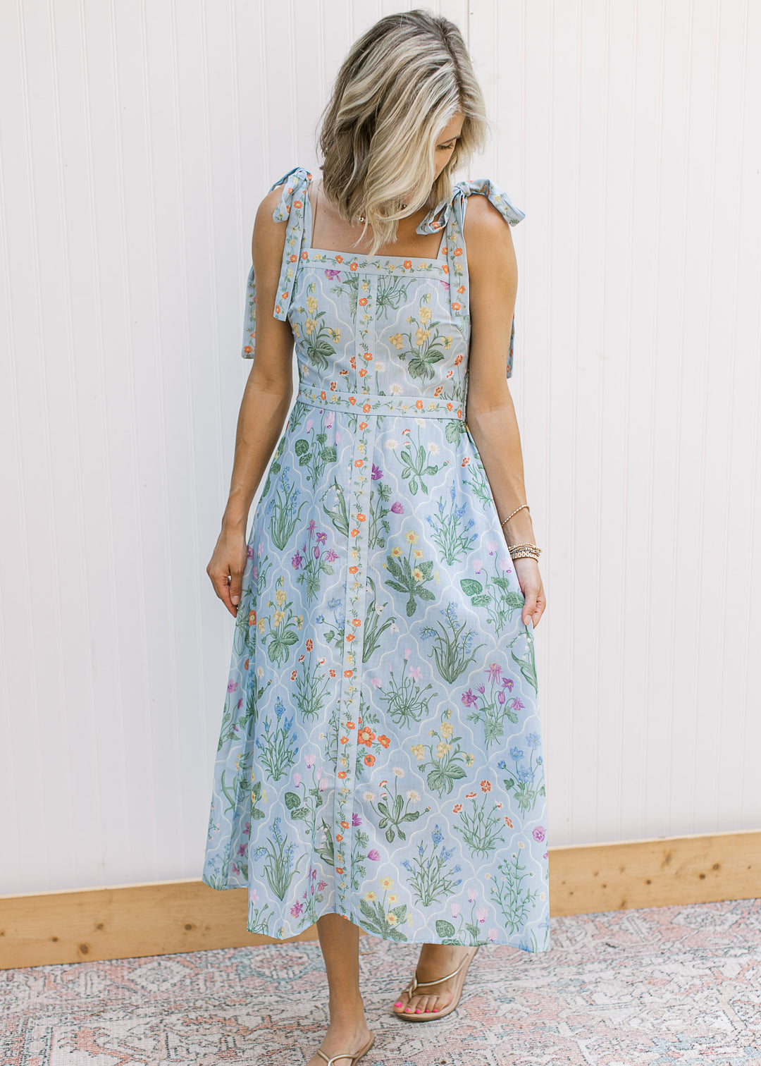 Parasol Blue Floral Dress