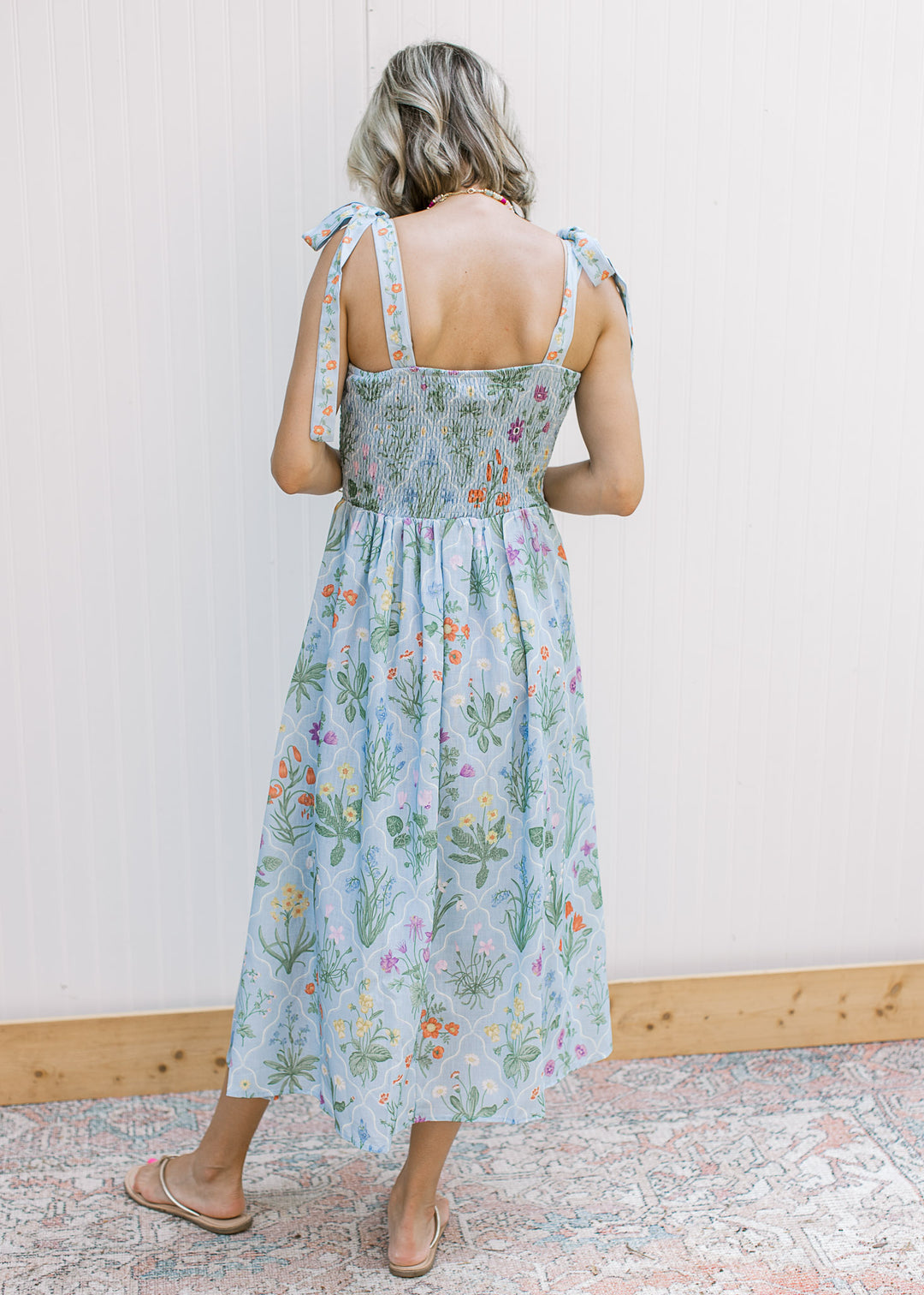 Parasol Blue Floral Dress