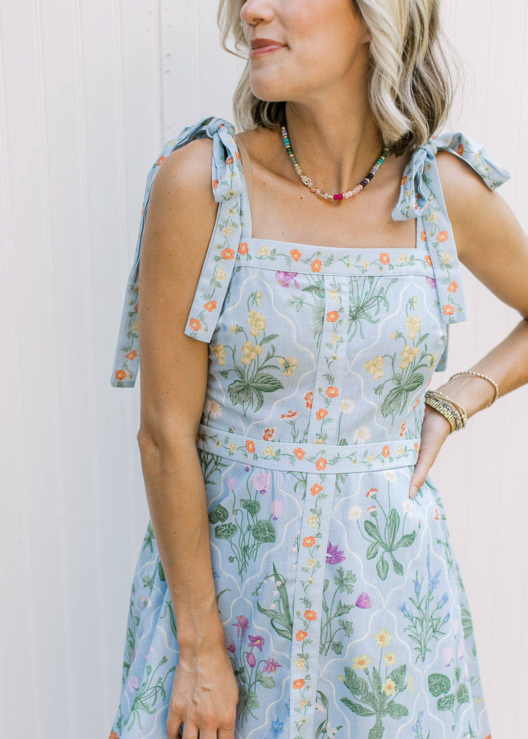 Parasol Blue Floral Dress