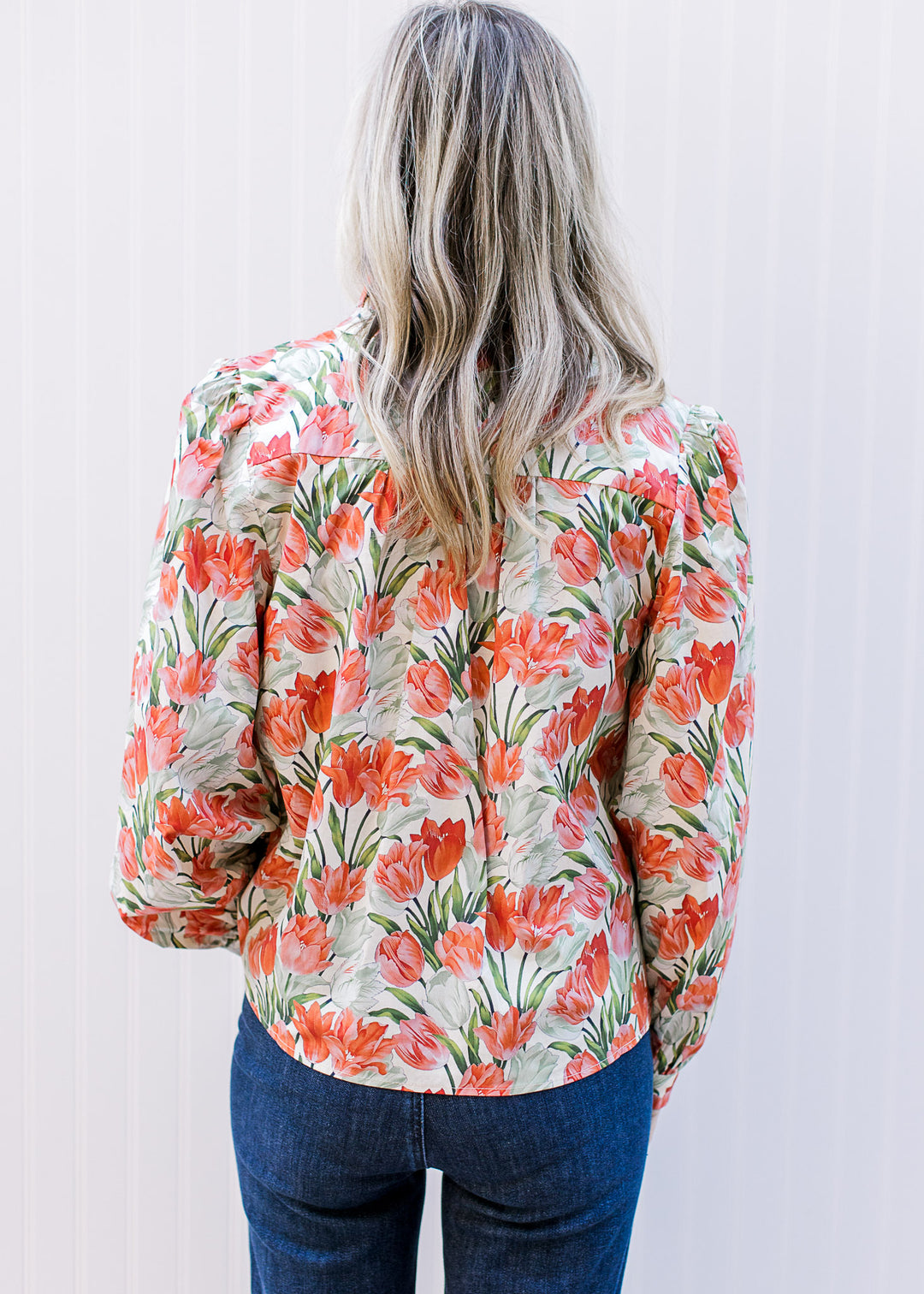 Peach Tulip Top