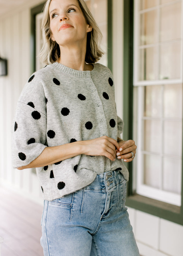 Polka Dot Cardigan