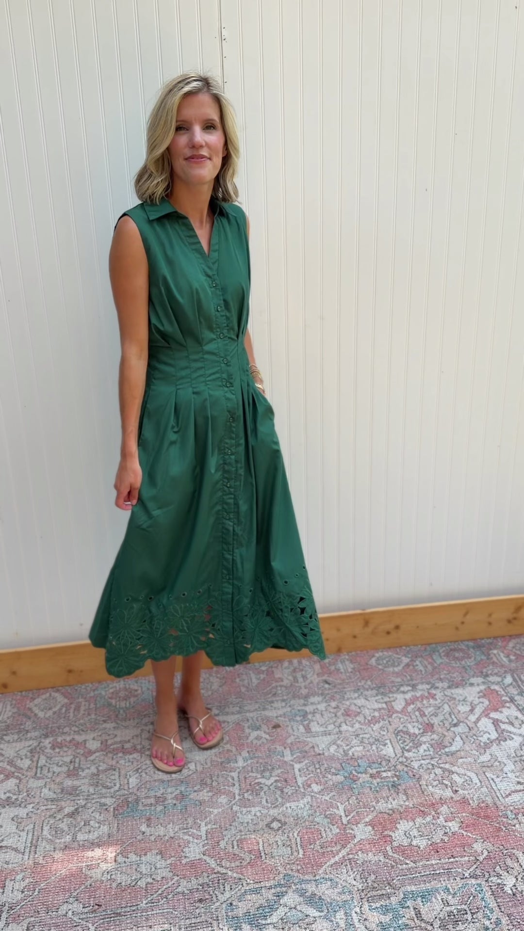 Gracelyn Green Dress