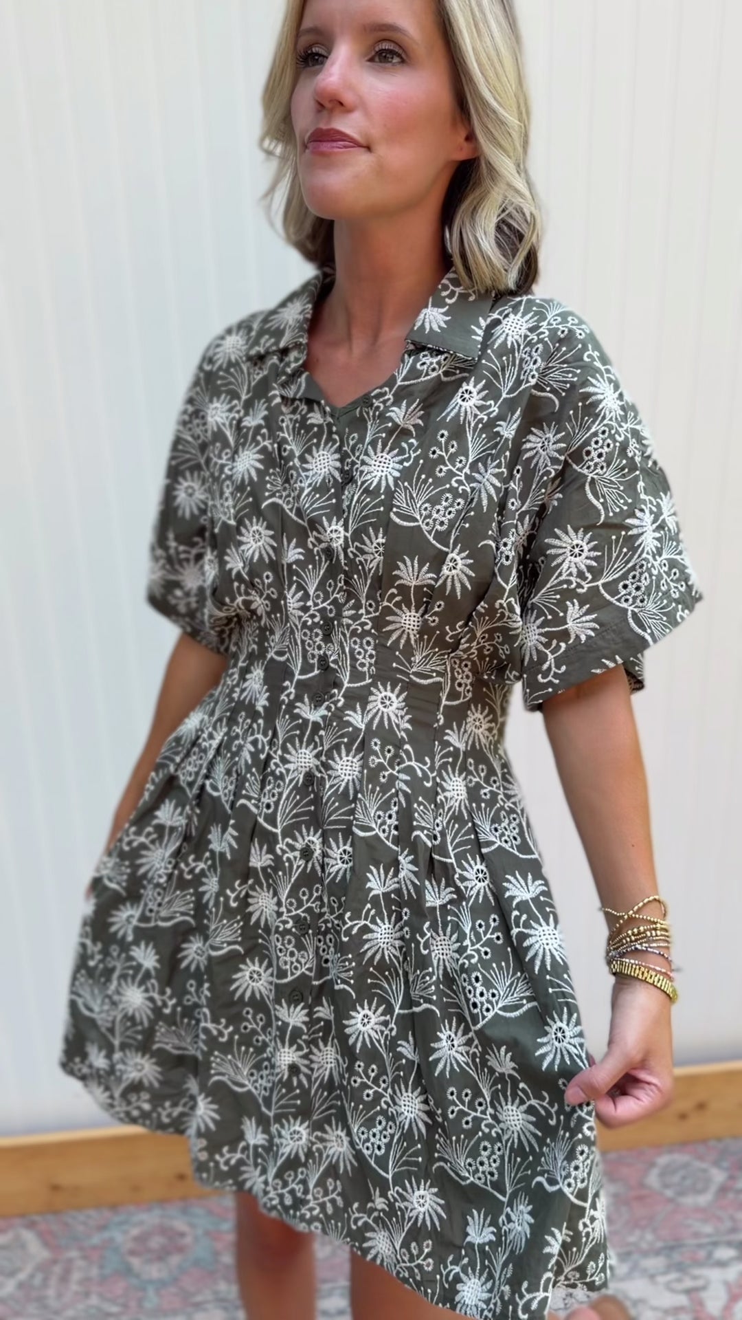 Olivia Embroidered Dress