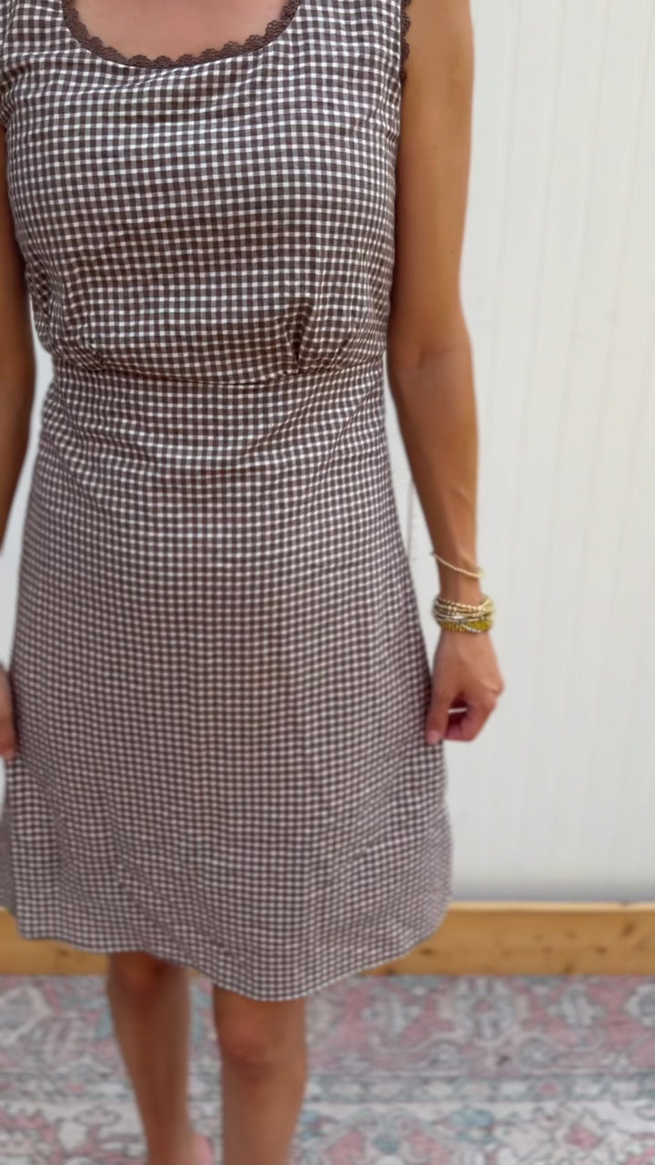 The Posey in Toffee Dress