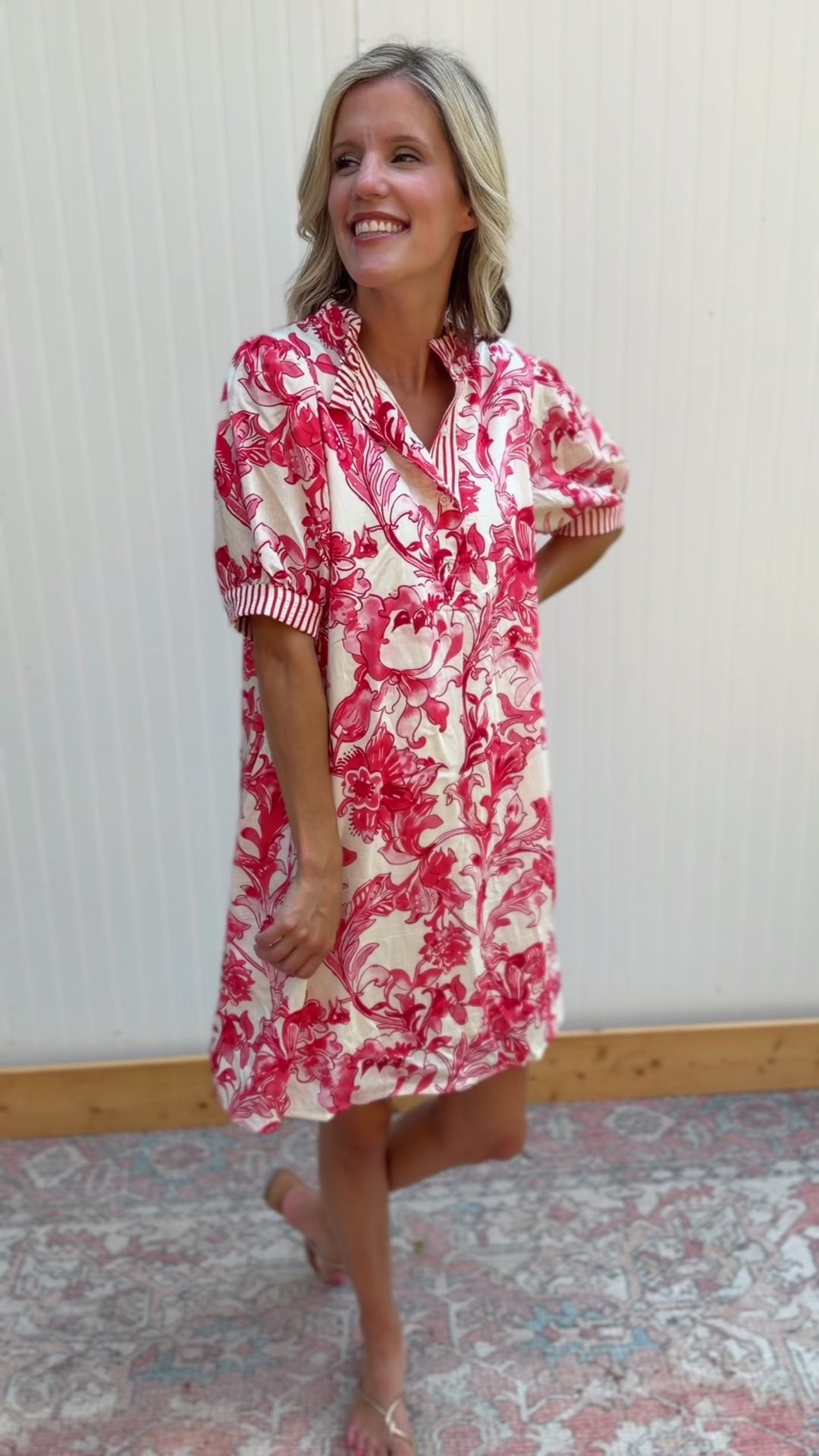 Bold Pattern Dress