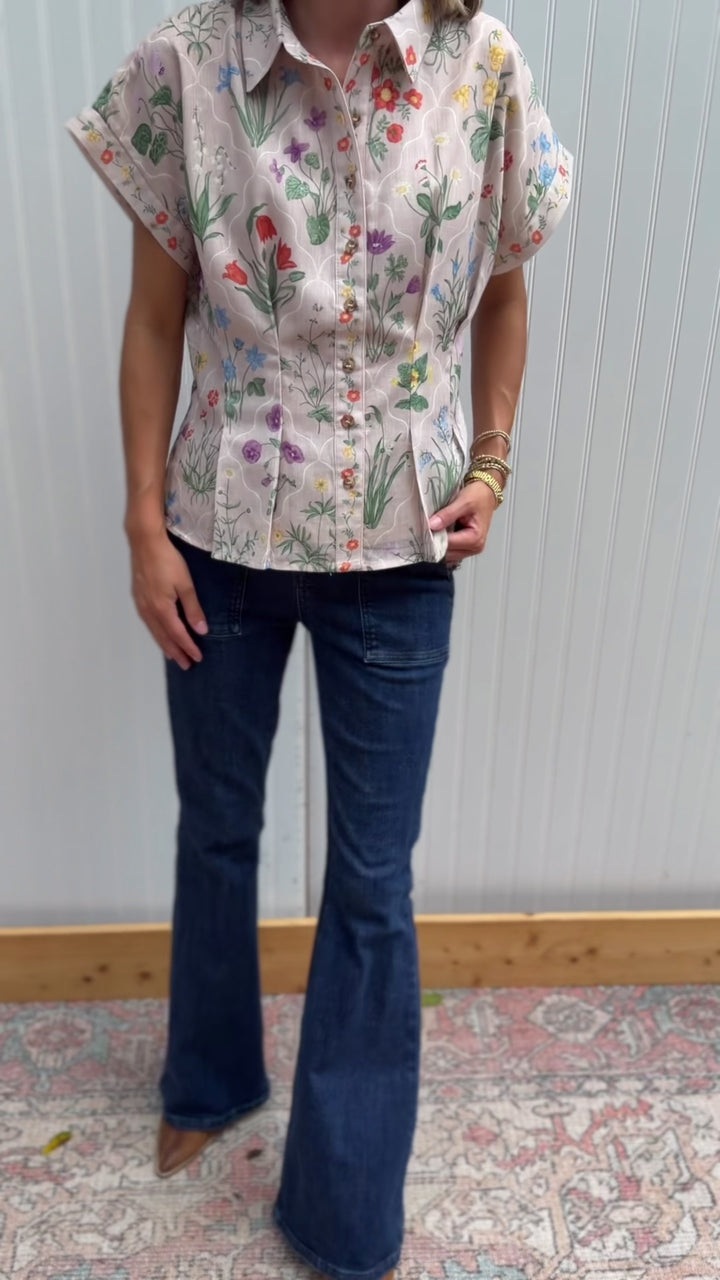 Floral Spring Top