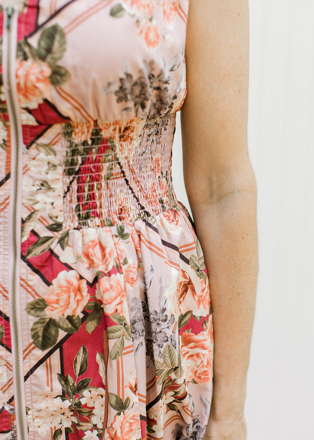 Quilted Mauve Dress