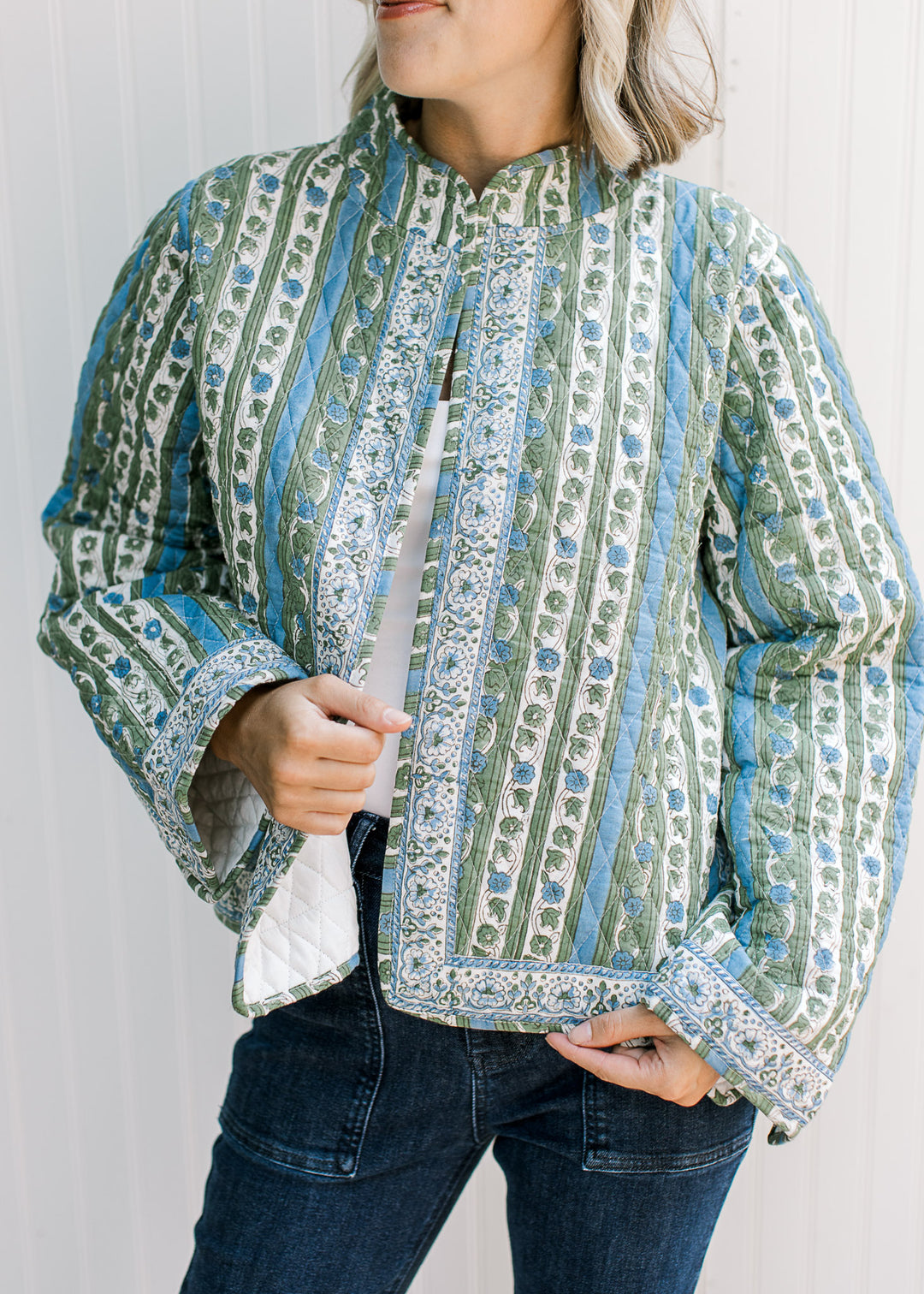 Quilted Pattern Jacket