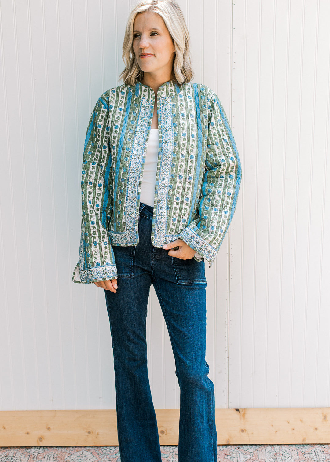 Quilted Pattern Jacket
