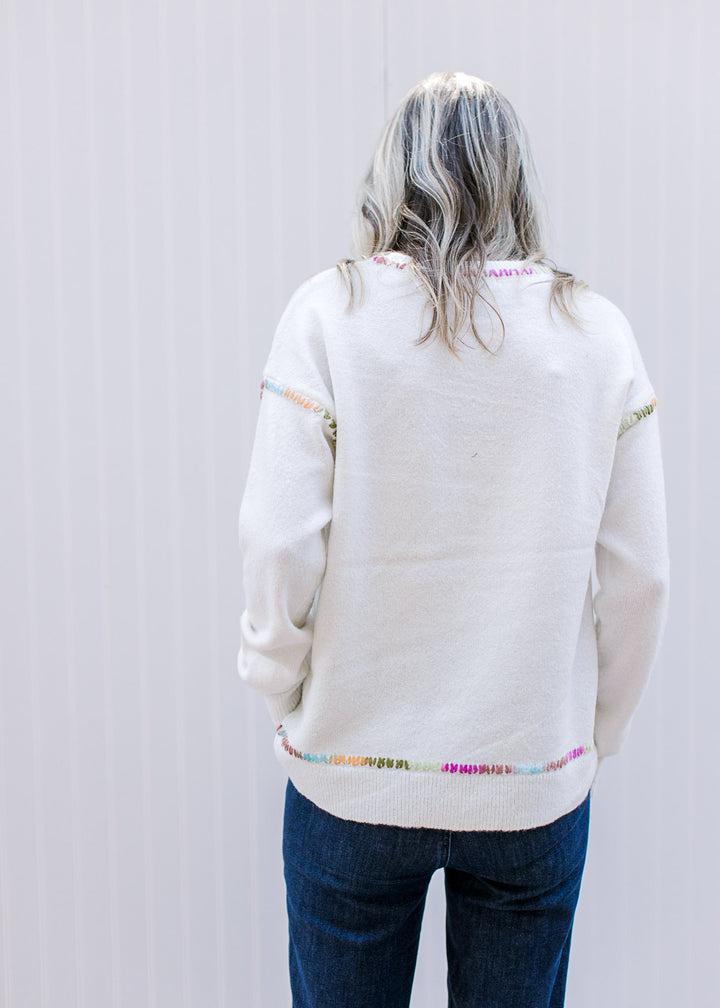 Rainbow Stitch Sweater