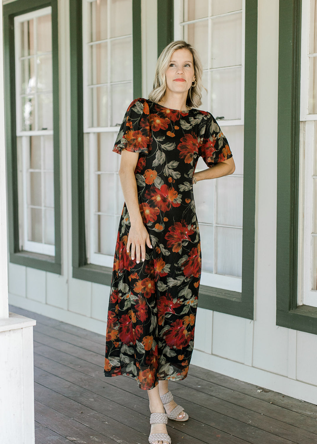 Red Hyacinth Dress