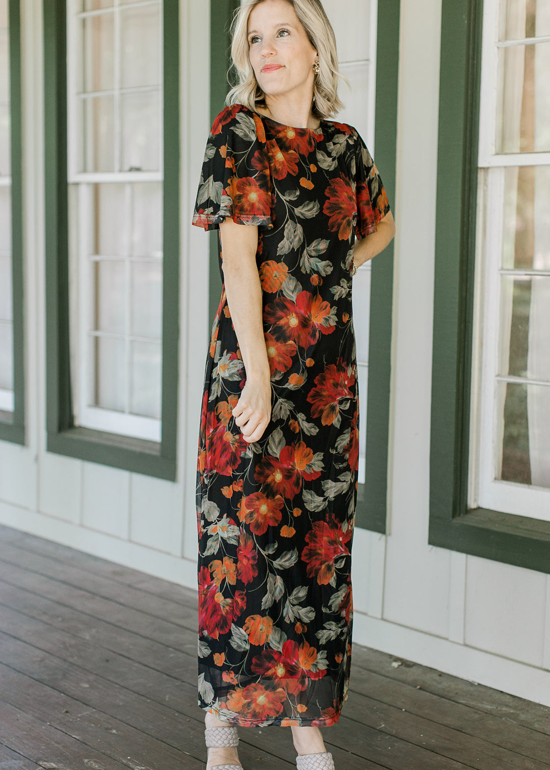 Red Hyacinth Dress