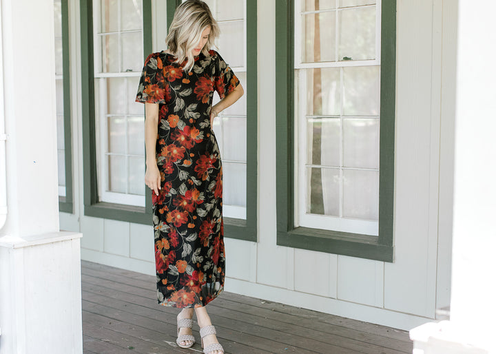 Red Hyacinth Dress