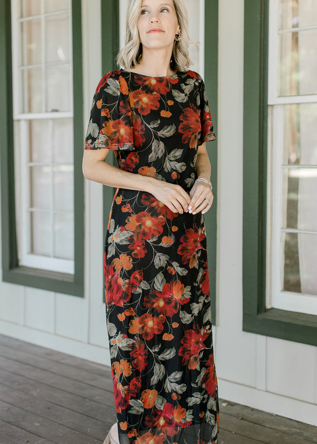 Red Hyacinth Dress
