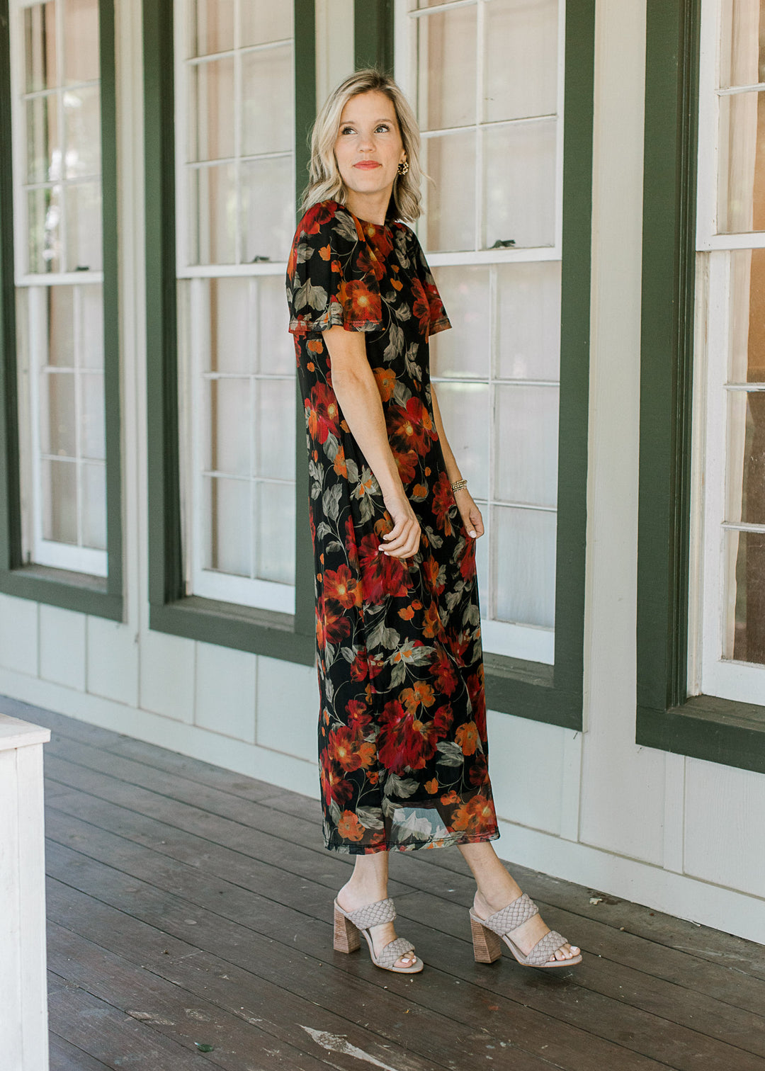 Red Hyacinth Dress