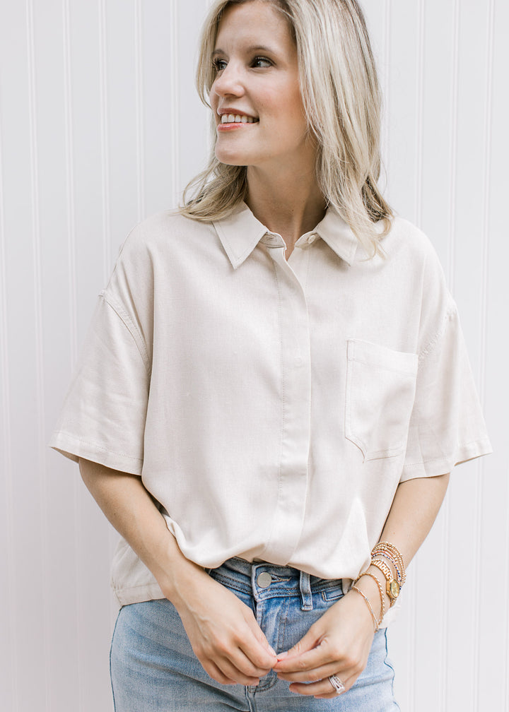 Relaxed Oatmeal Tee
