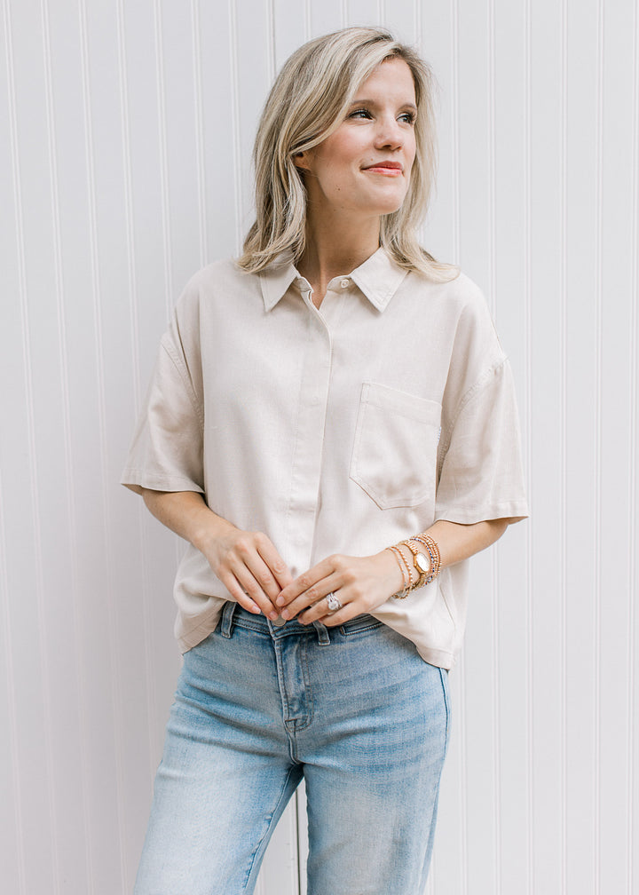 Relaxed Oatmeal Tee