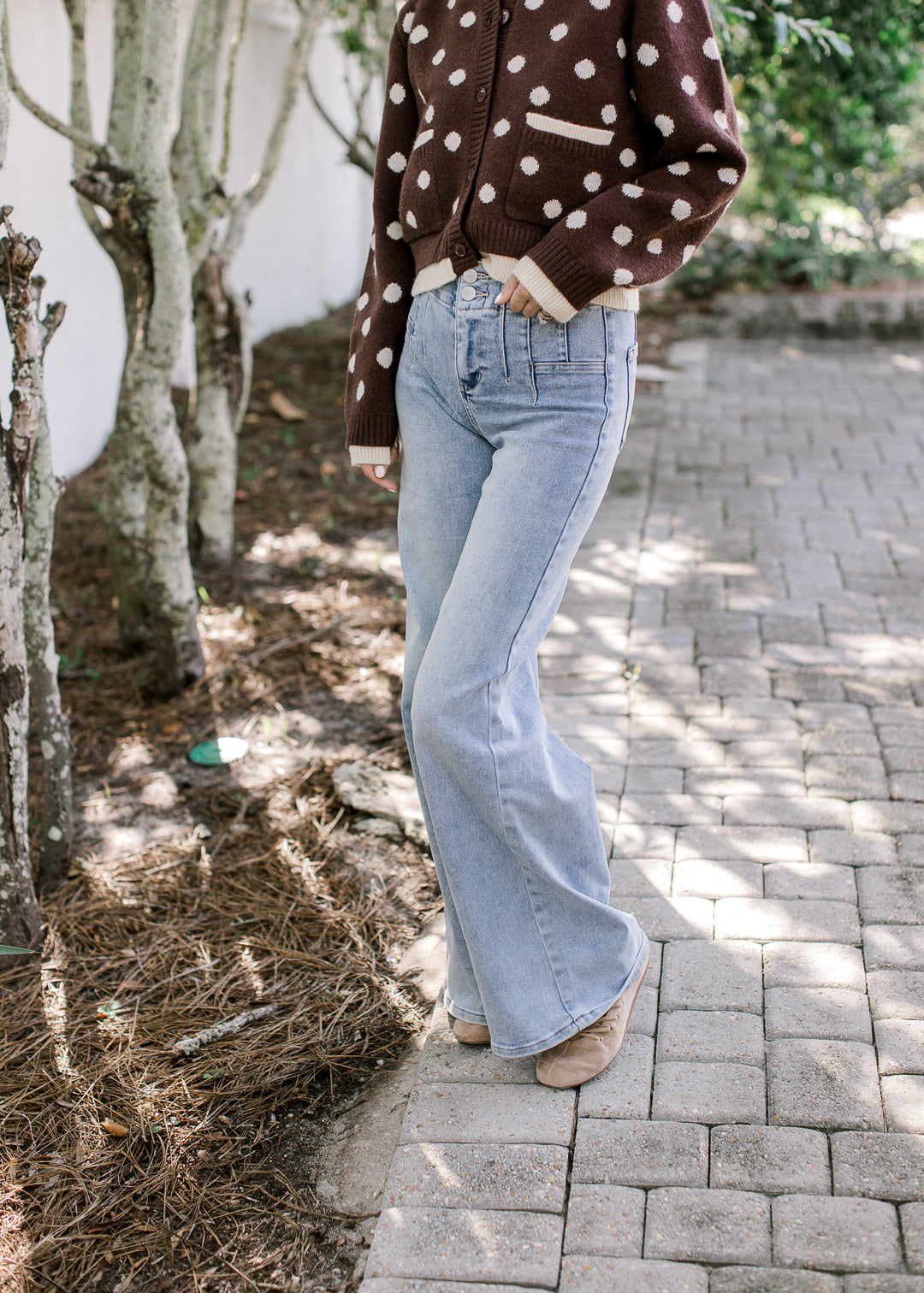 Risen Hi Front and Back Dart Jean