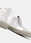 X SHU SHOP Rooney White Snake Sneaker