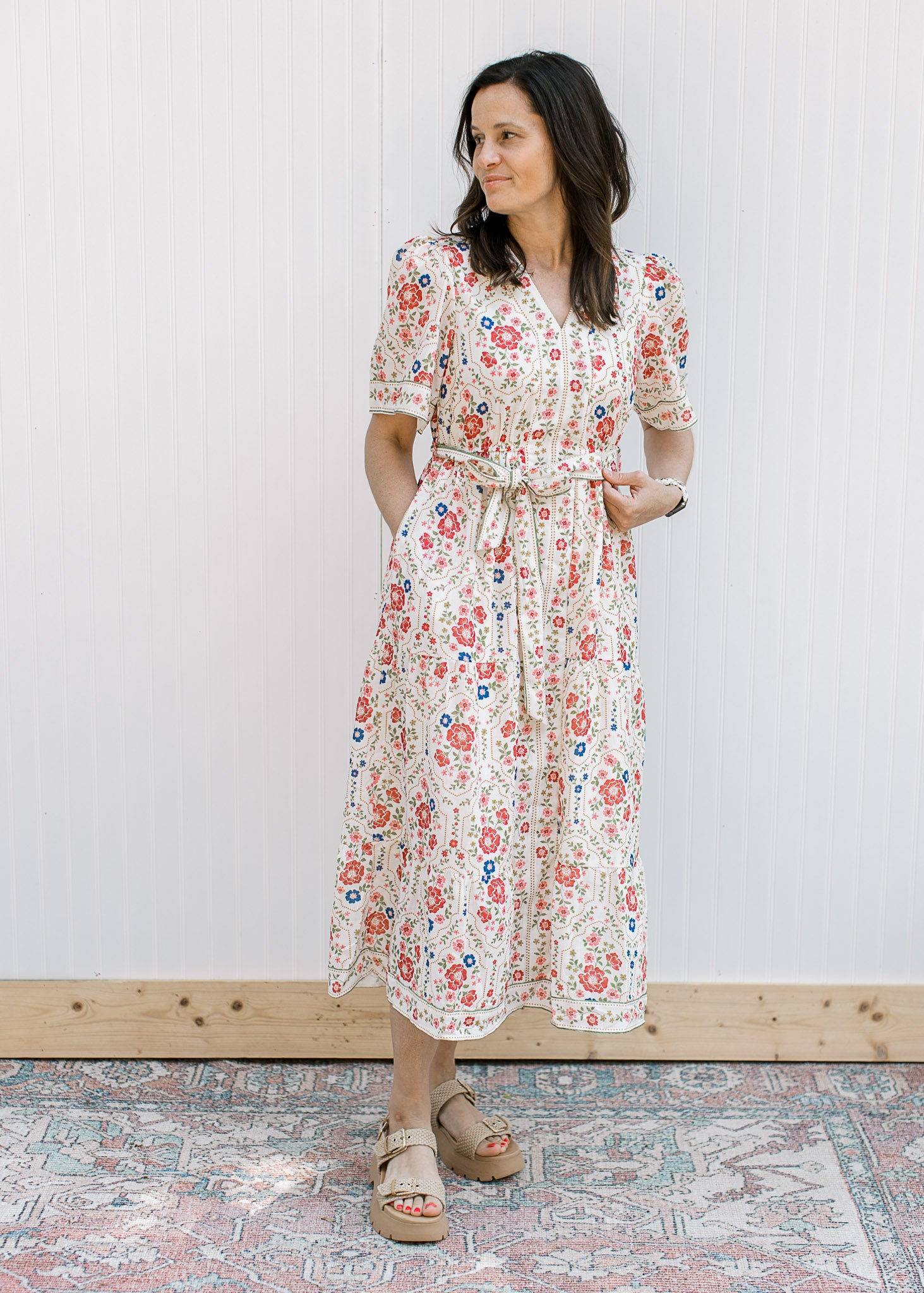 Rose Cream Dress