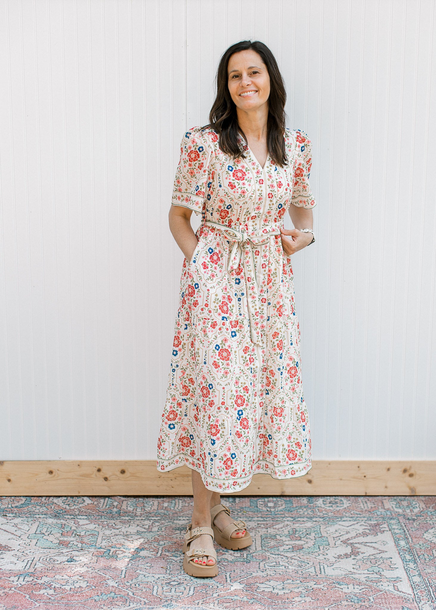 Rose Cream Dress
