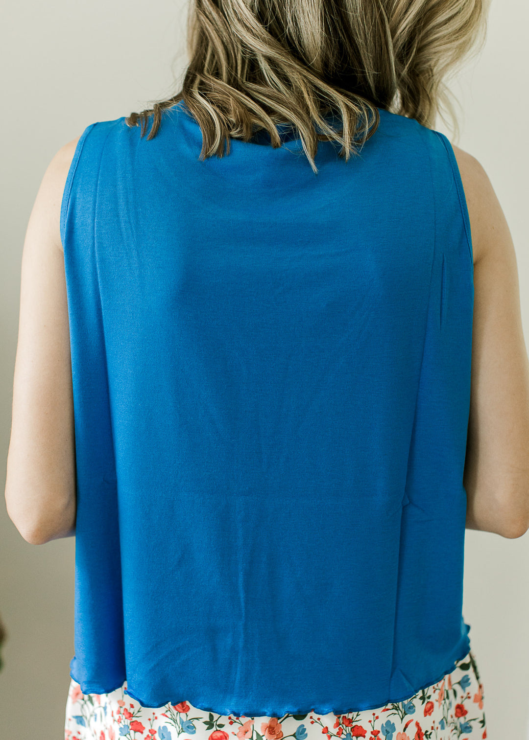 Royal Blue Lettuce Tank