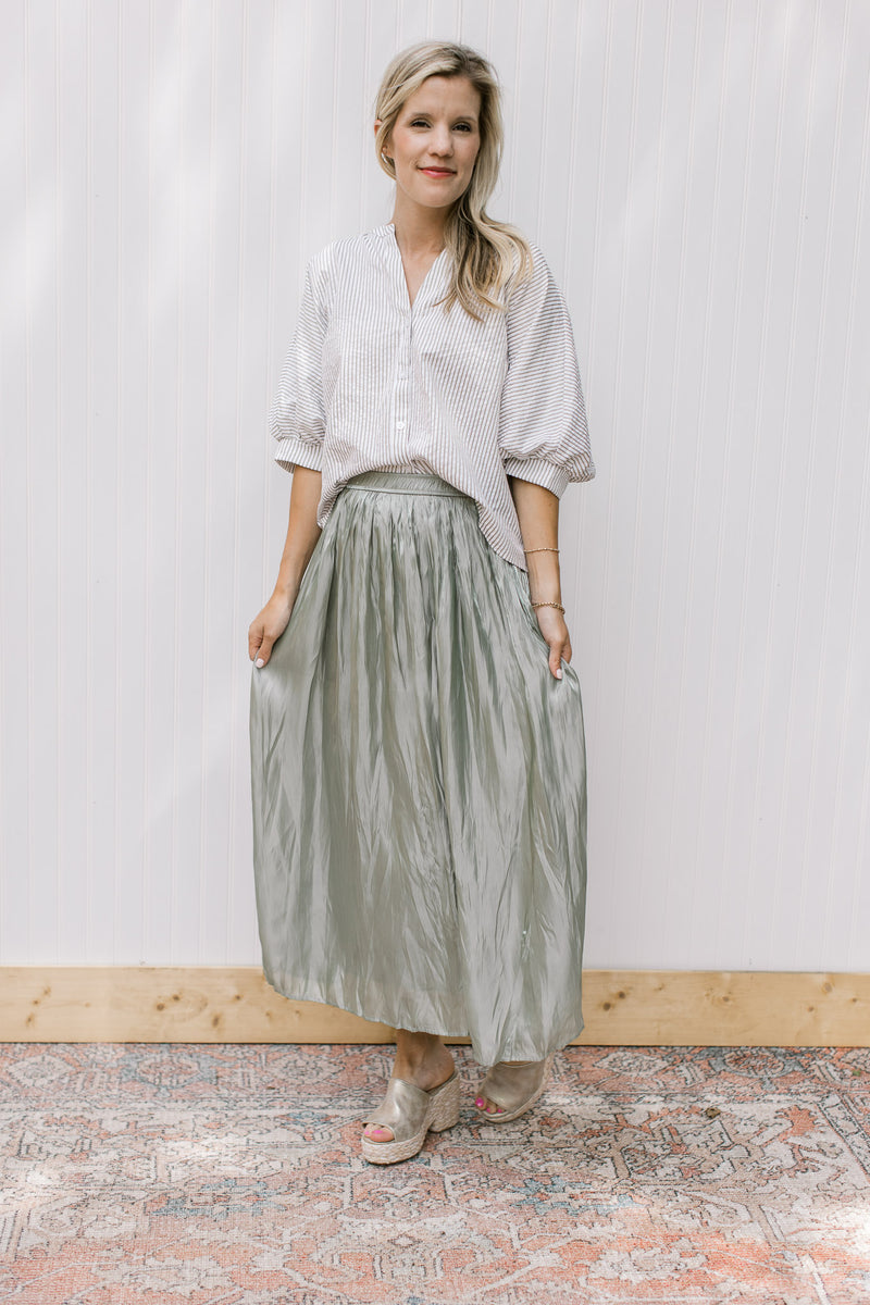 Sage Maxi Skirt - Epiphany Boutique